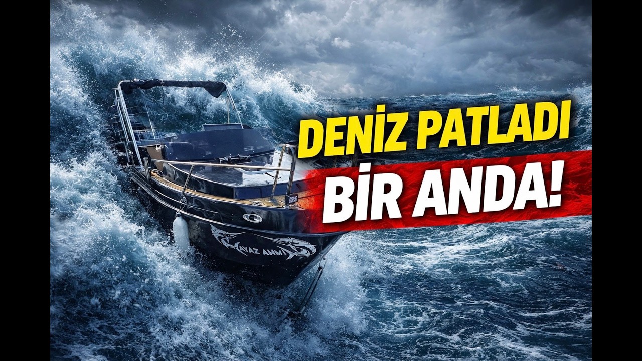 ✅SAKİN BAŞLADI, KABUSA DÖNDÜ! Dalgaların Arasında Kaldık...