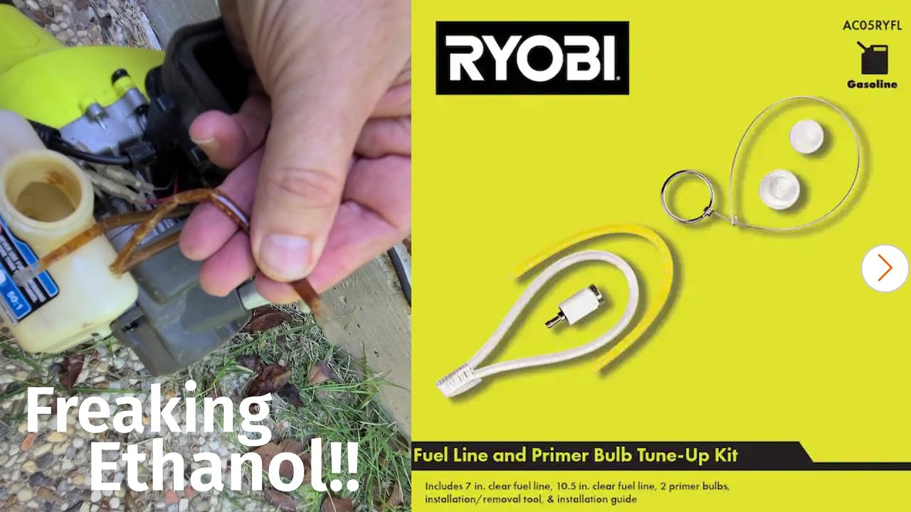Ryobi Fuel line and primer bulb replacement
