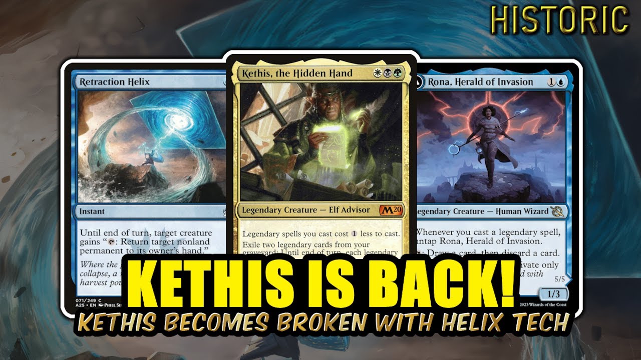 Kethis Just Got Even More Broken! Helix Tech Unlocks More Infinite! | Historic BO3 | MTG Arena