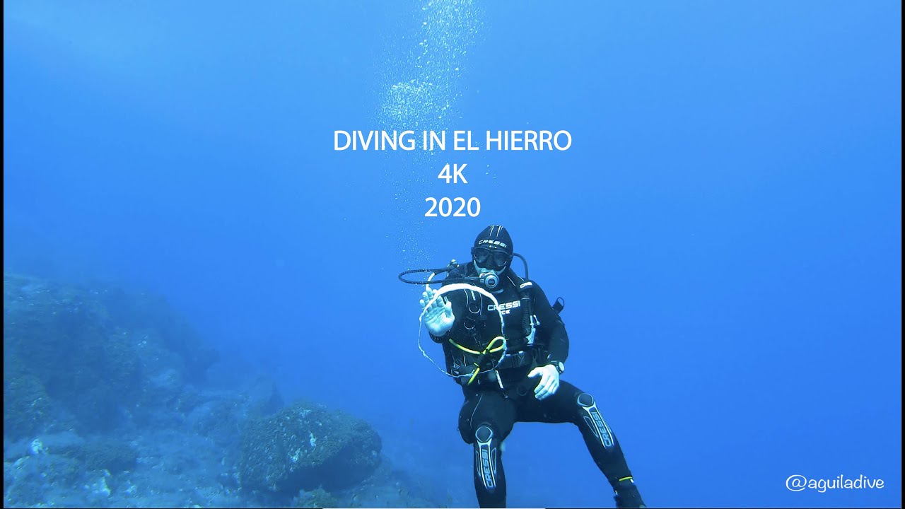 Buceo en EL HIERRO en 4k - el mejor buceo de España -