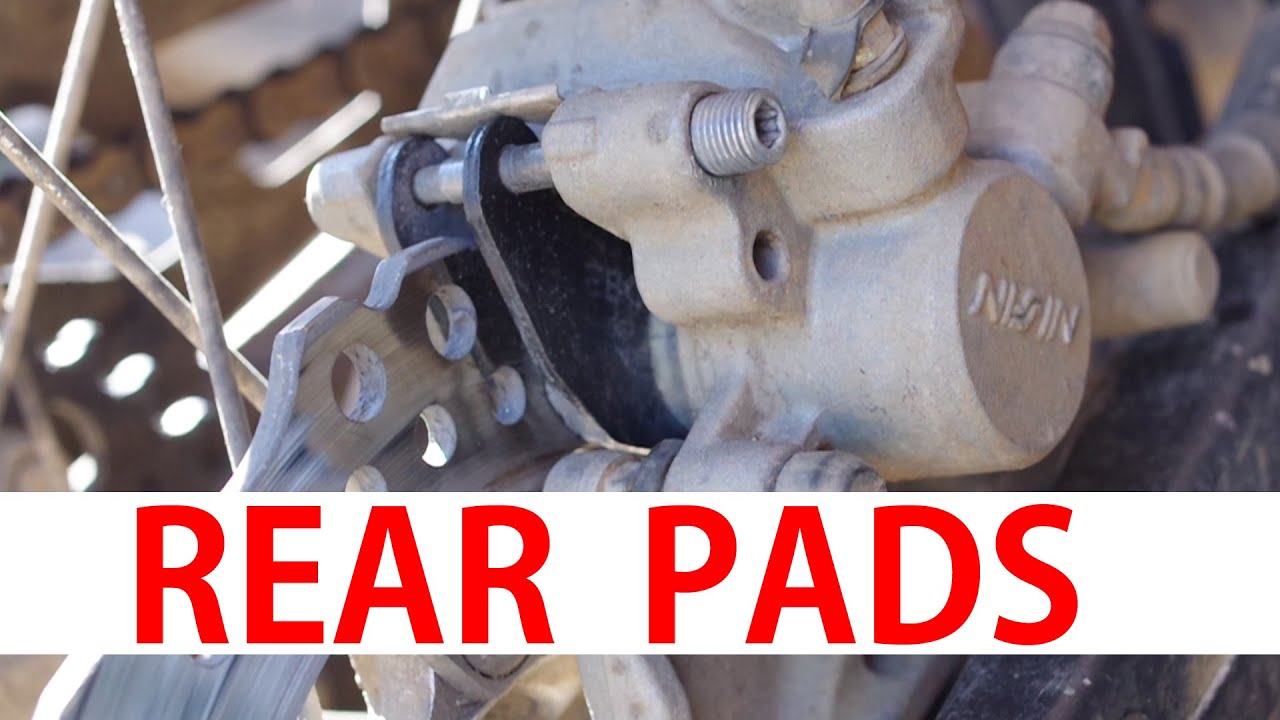 How to Change Honda CRF250L Rear Brake Pads
