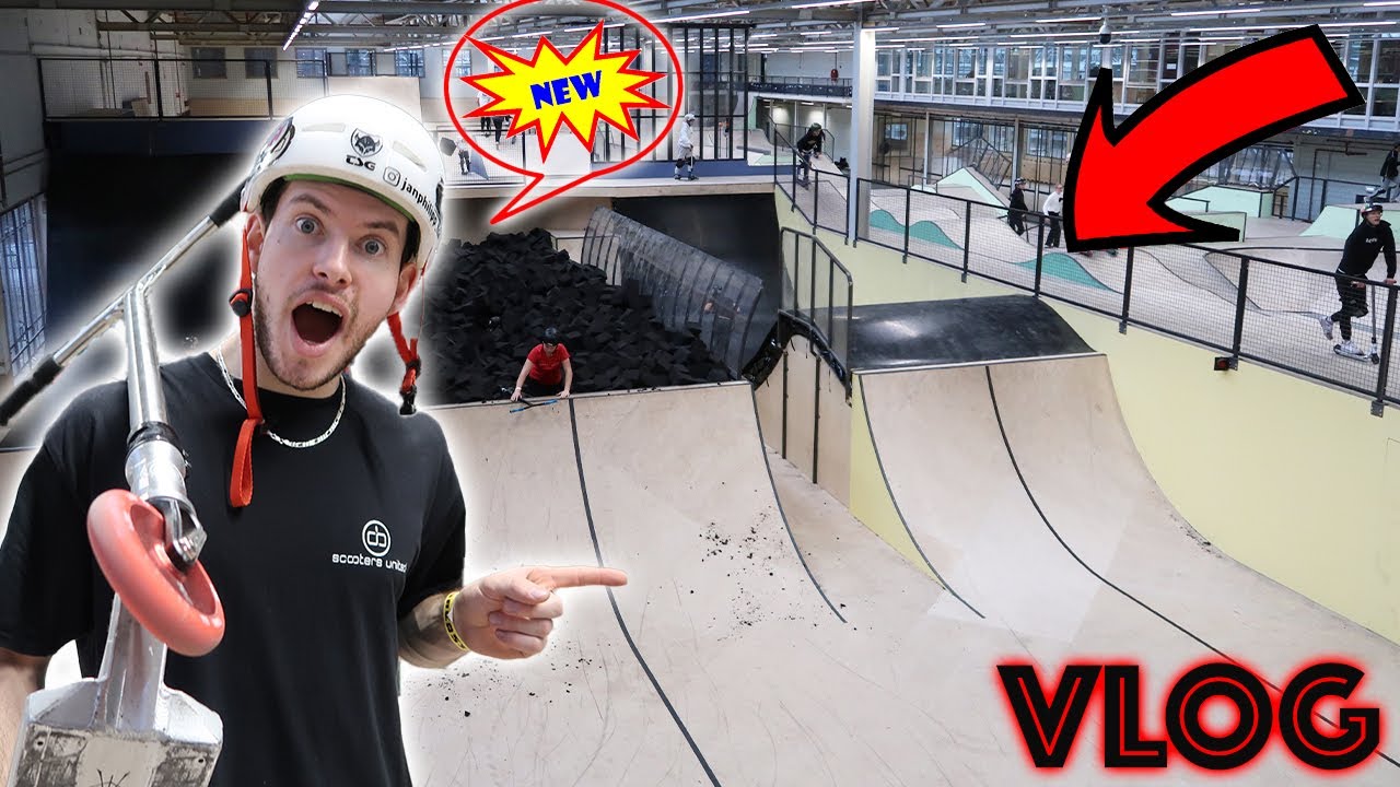 DER GRÖßTE SKATEPARK EUROPAS!? Ich TESTE IHN! | VLOG