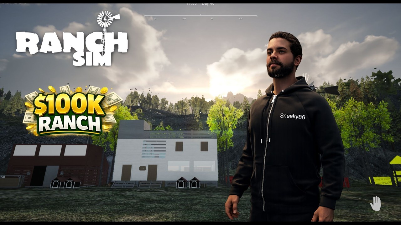 🐔$100,000 Ranch Empire by Day 45!Ultimate Farming & Meat Business   #sneaky86 #ranchsimulator