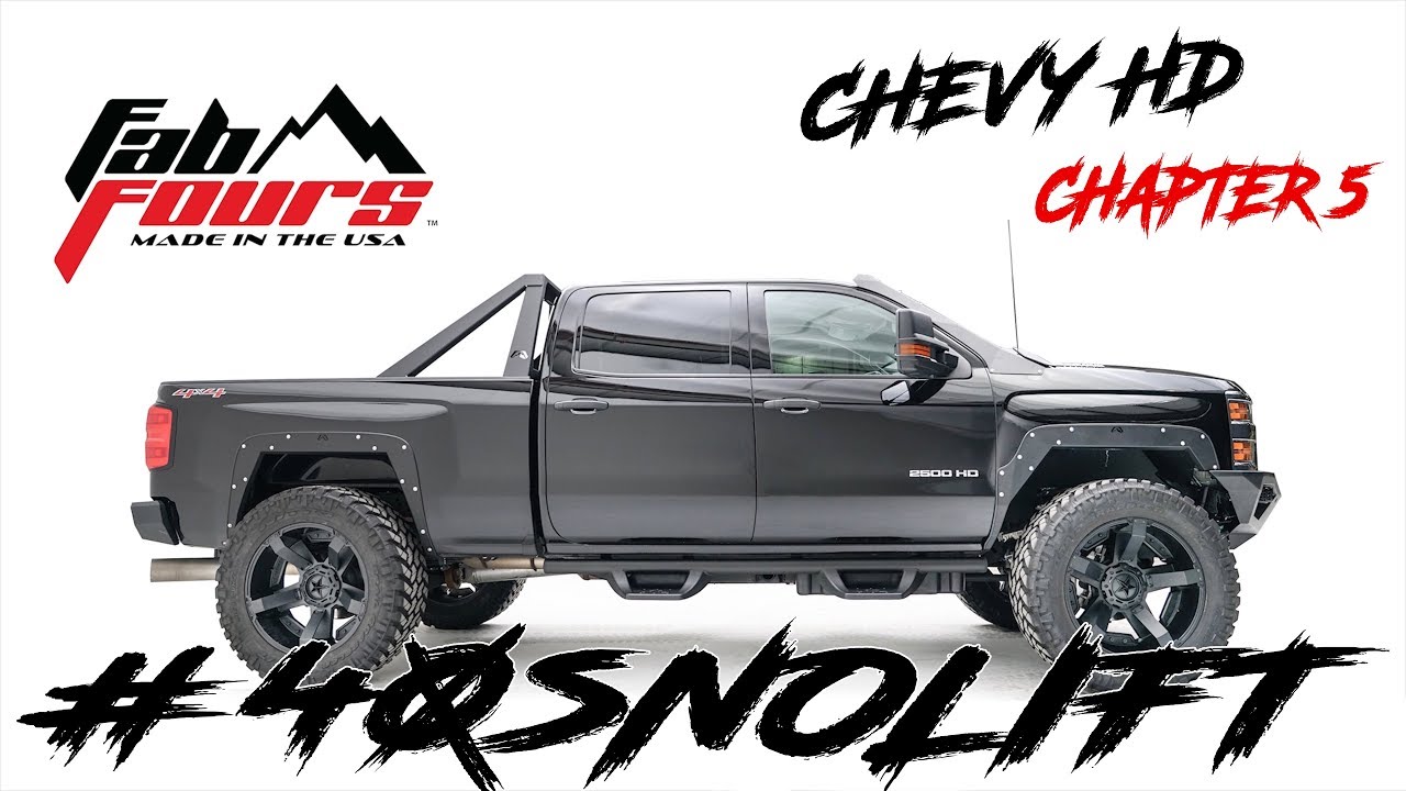 FAB FOURS CHEVY HD OPEN FENDER INSTALLATION GUIDE: Cutting Process