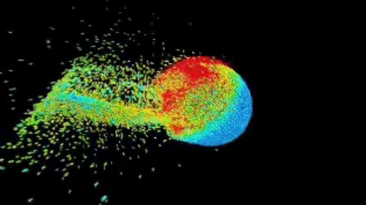 La simulazione dell'impatto di un pianeta contro la Terra, ecco cosa potrebbe avvenire