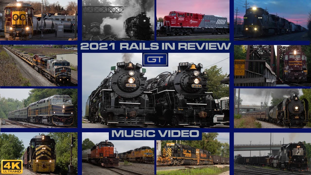 2021 Rails In Review Music Video! Best of Trains Railfanning 2021 Compilation + Unseen Footage!