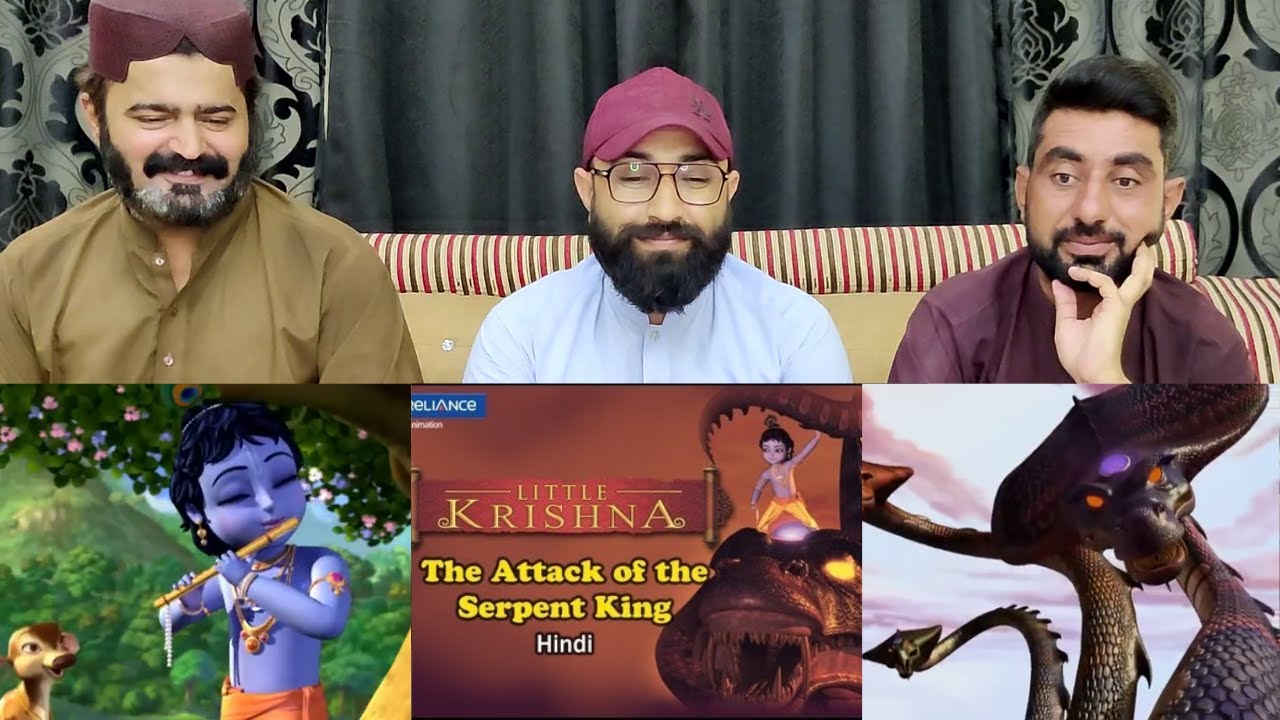 Pakistani Reaction l Little Krishna - Ep 1 l Part 1 l कालीयामर्दन l The Attack Of The Serpent King