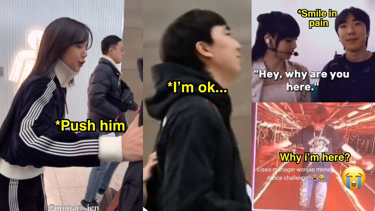 Not Lisa is always bullying Manager Wonjae!!😭The bickering with Wonjae again aksks my cutest!! 😂