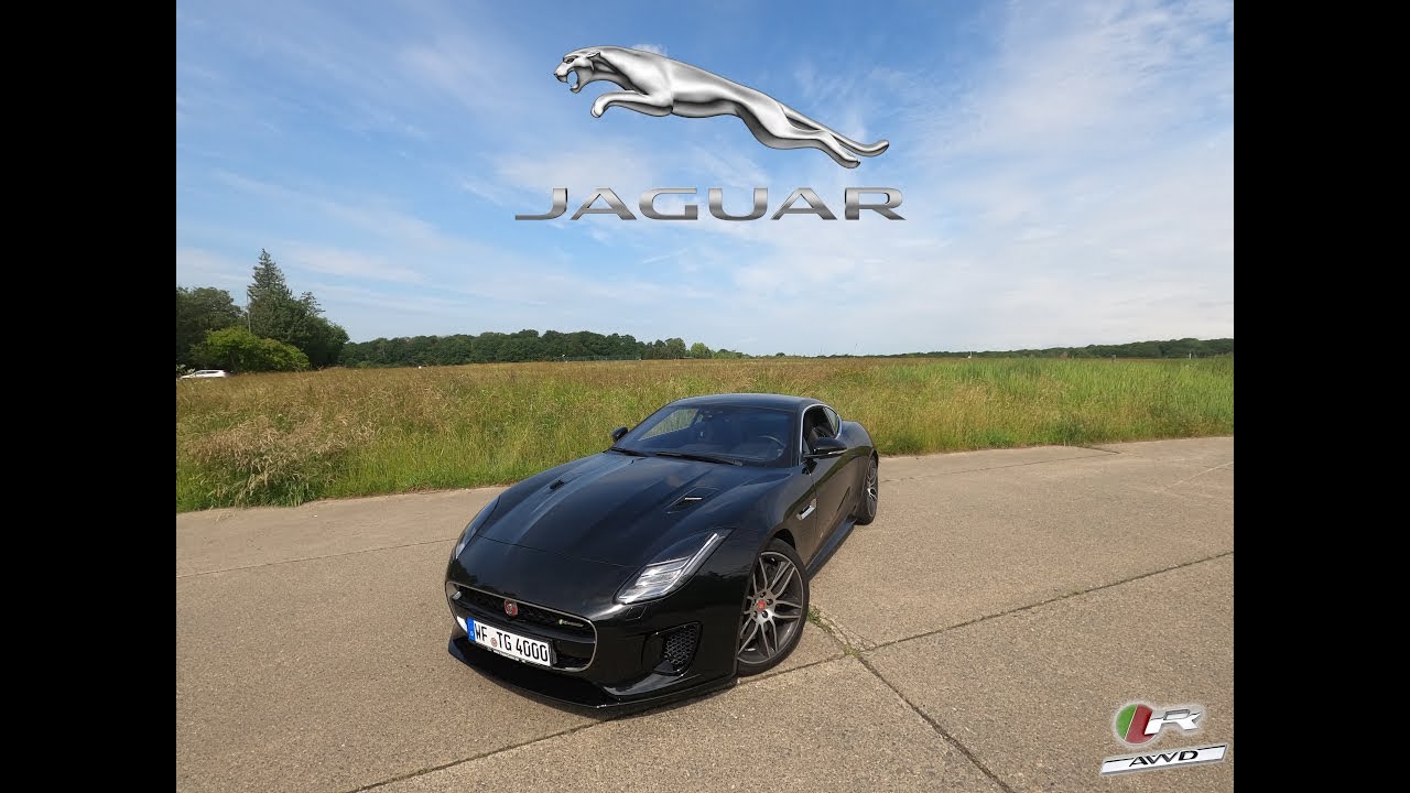 Jaguar F Type Coupe P380 R Dynamic AWD REVIEW POV High Speed German Autobahn by MarCar