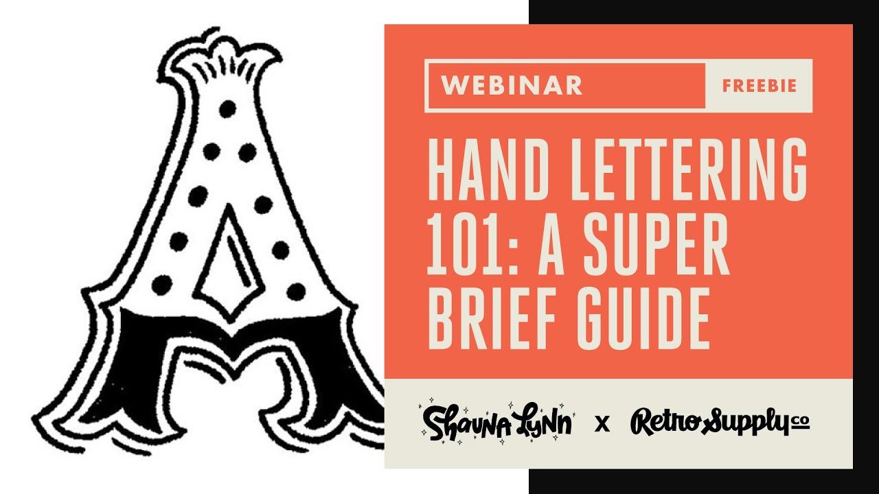 Hand Lettering 101 | A Super Brief Guide (with FREE Brushes)