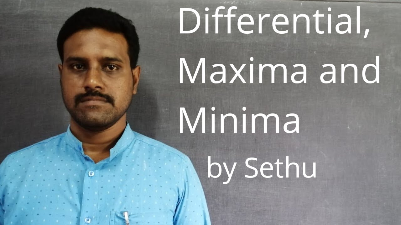DD ACADEMY:+2 Maths: TN Board Chapter 7: Differential : Local Maxima & Minima: Ex:7.8: 1& 2 Problems