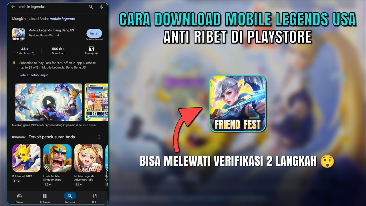 HOW TO DOWNLOAD MOBILE LEGENDS USA || WORKS 100% LATEST