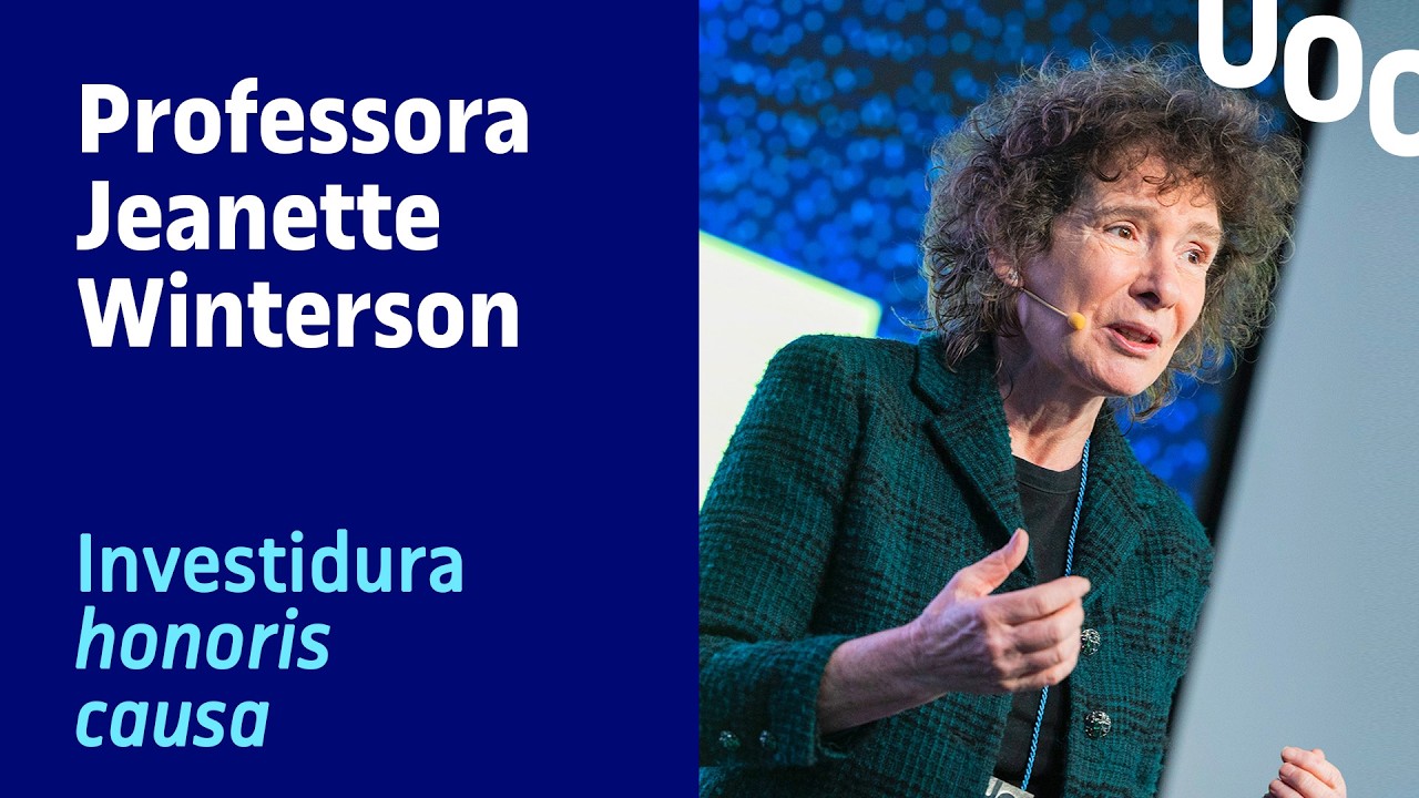 Acte d'investidura de la professora Jeanette Winterson com a doctora honoris causa.