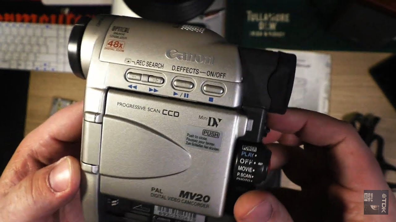 📹📼 Canon DM-MV20e (1999) mini dv