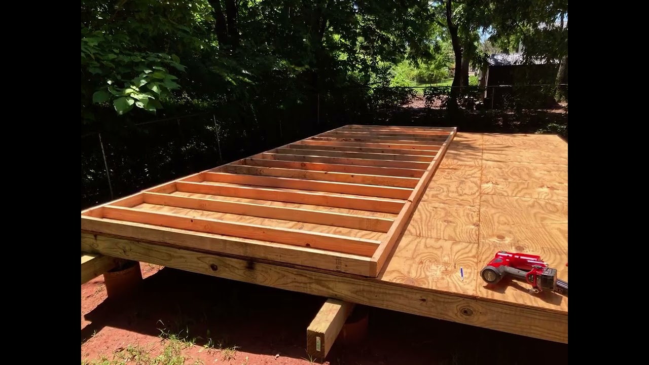 Yard Shed Build, Summer of 2025