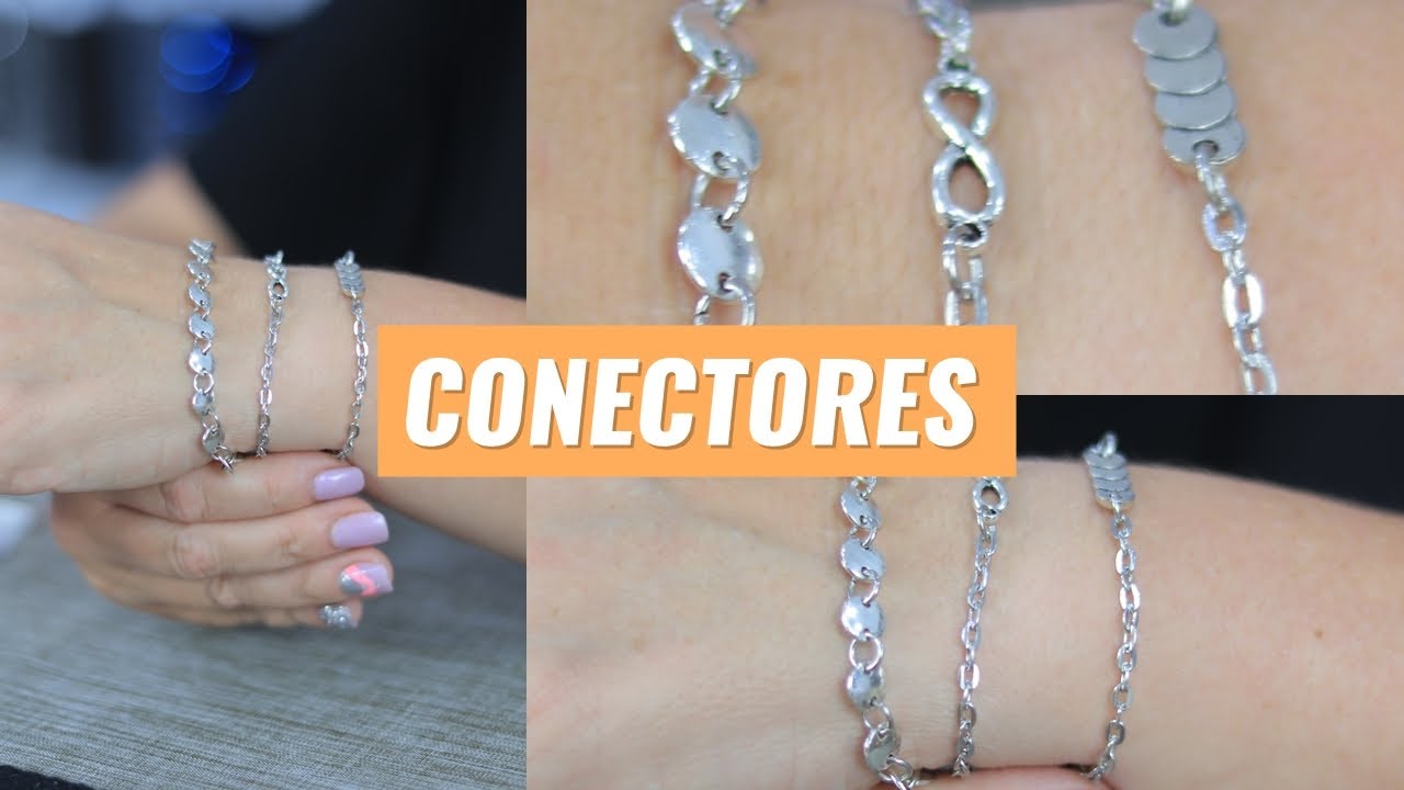 TUTORIAL - PULSERAS FÁCIL DE HACER CON CONECTORES - La Botica de Fulanas