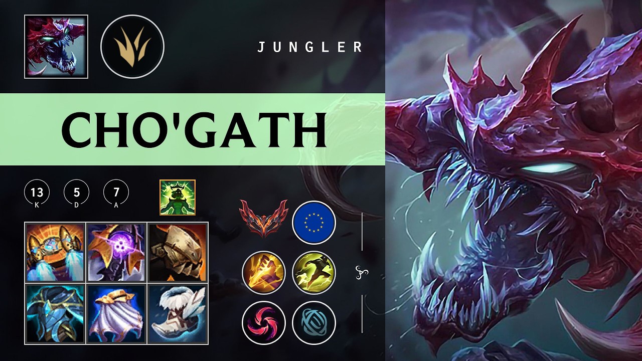 Cho'Gath Jungle vs Rek'Sai - EUW Grandmaster Patch 26.04