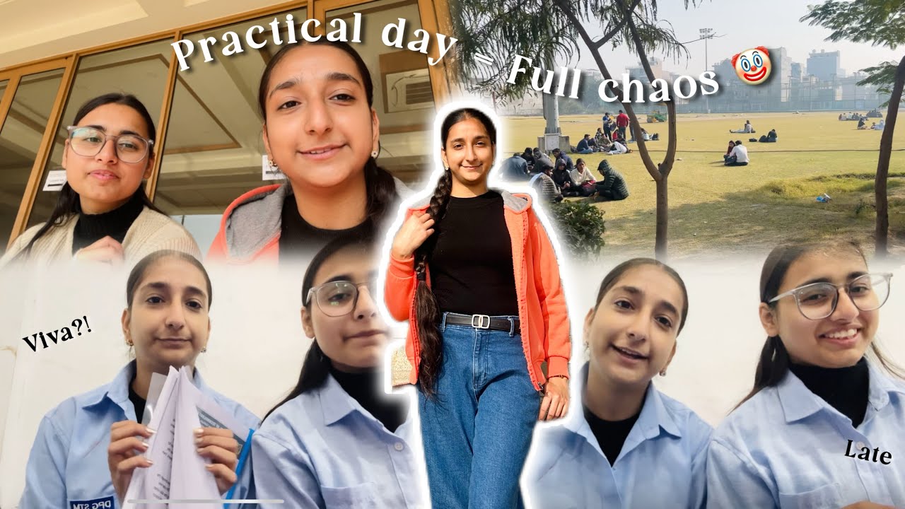 College practical day chaos 😭| Viva , friends and fun