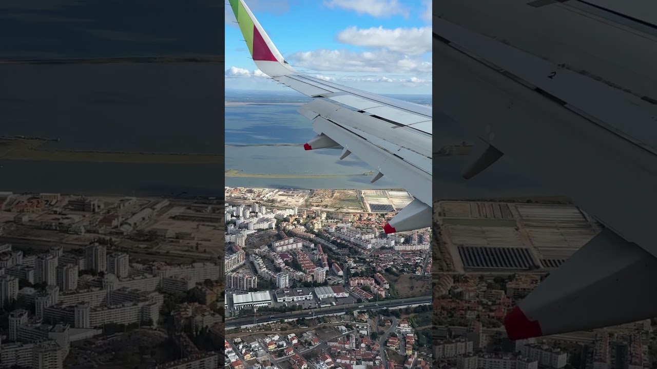 Landing on Lisbon #lisbon #airplane #beautifuldestinations #travel #travellife