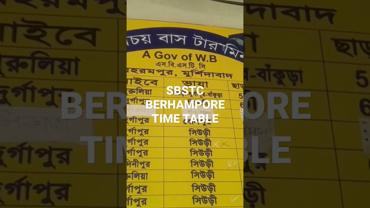 SBSTC BERHAMPORE
