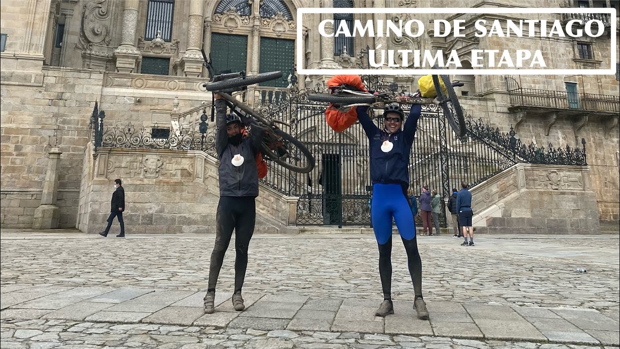 CAMINO DE SANTIAGO en bici / ultima etapa / llegada a Santiago de Compostela
