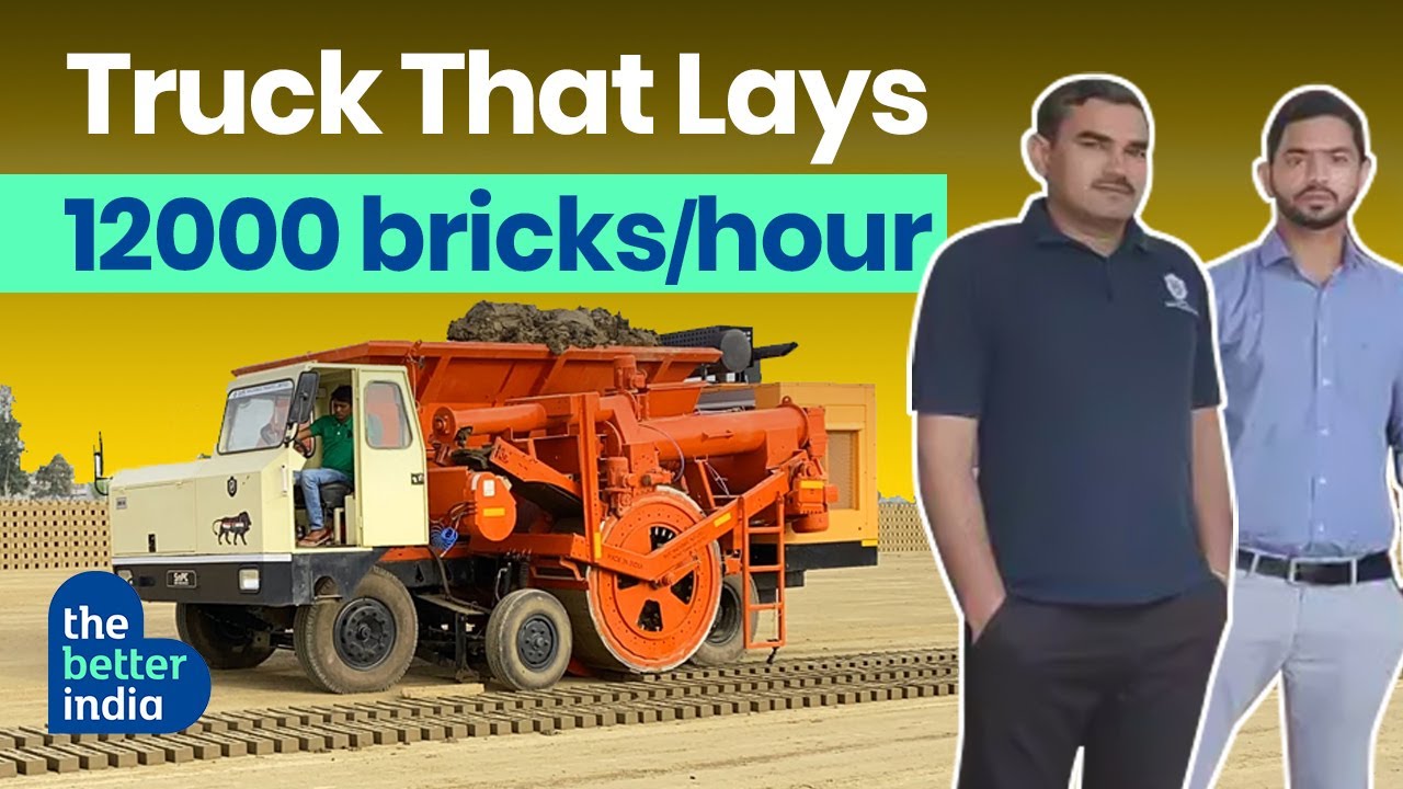World’s 1st Fully Automated Brick-Making Vehicle, Cuts Cost By Half | The Better India