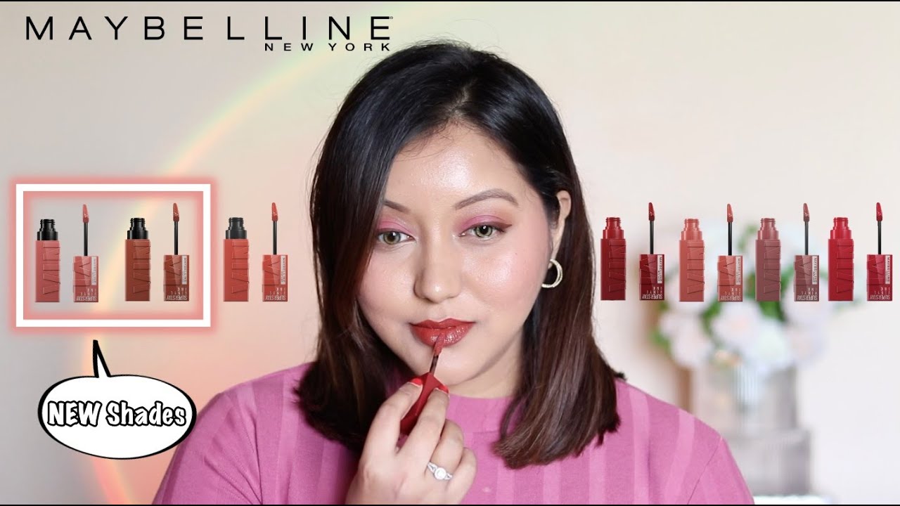 Maybelline Superstay Vinyl Ink Liquid Lipsticks (+2 New Shades) Review & Lip Swatches