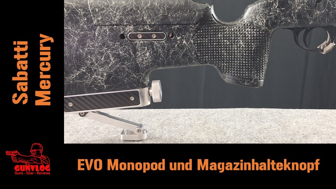 Sabatti Tactical EVO Magazinauslösehebel und Monopod