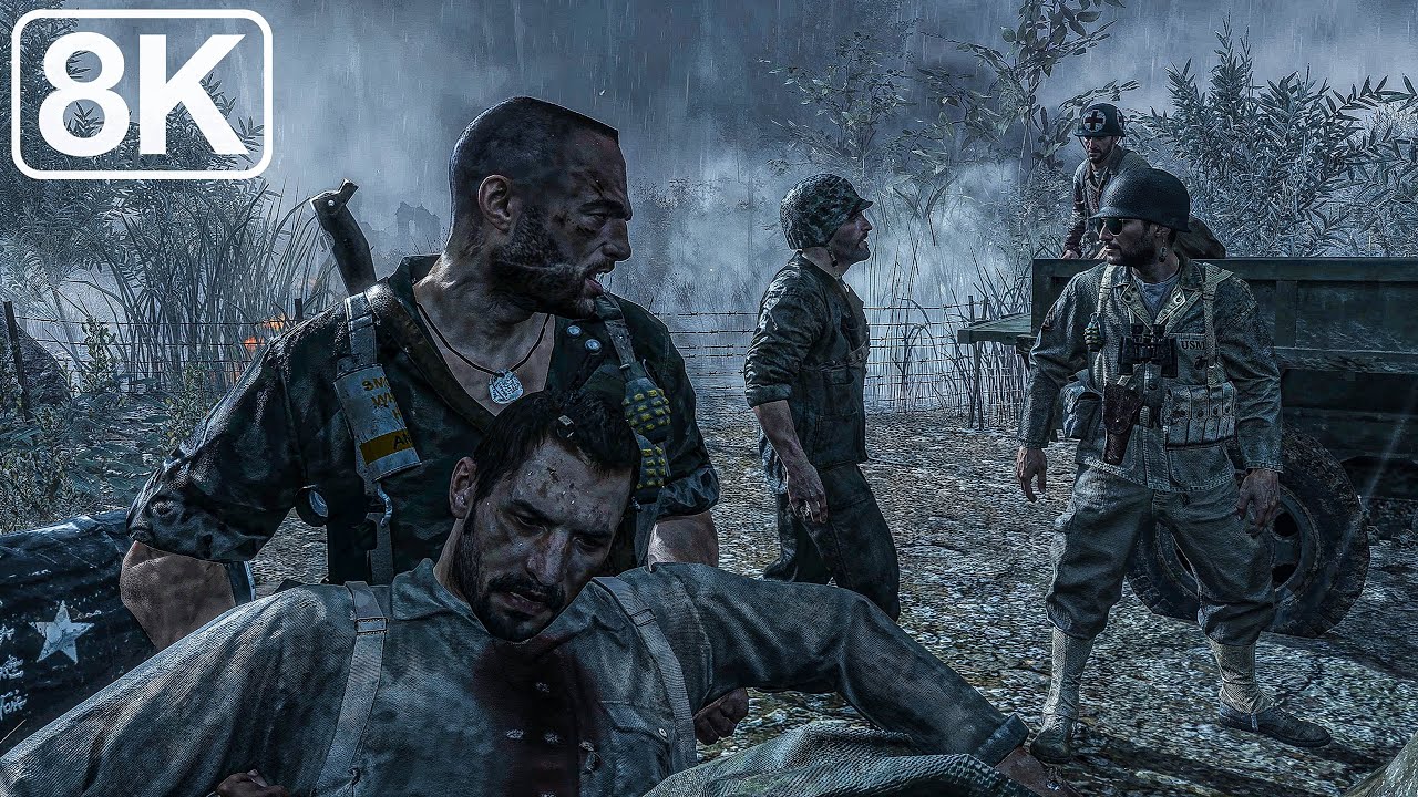 Wana Ridge, Okinawa 1945｜1st Marine Division｜Call of Duty World at War｜Veteran｜8K