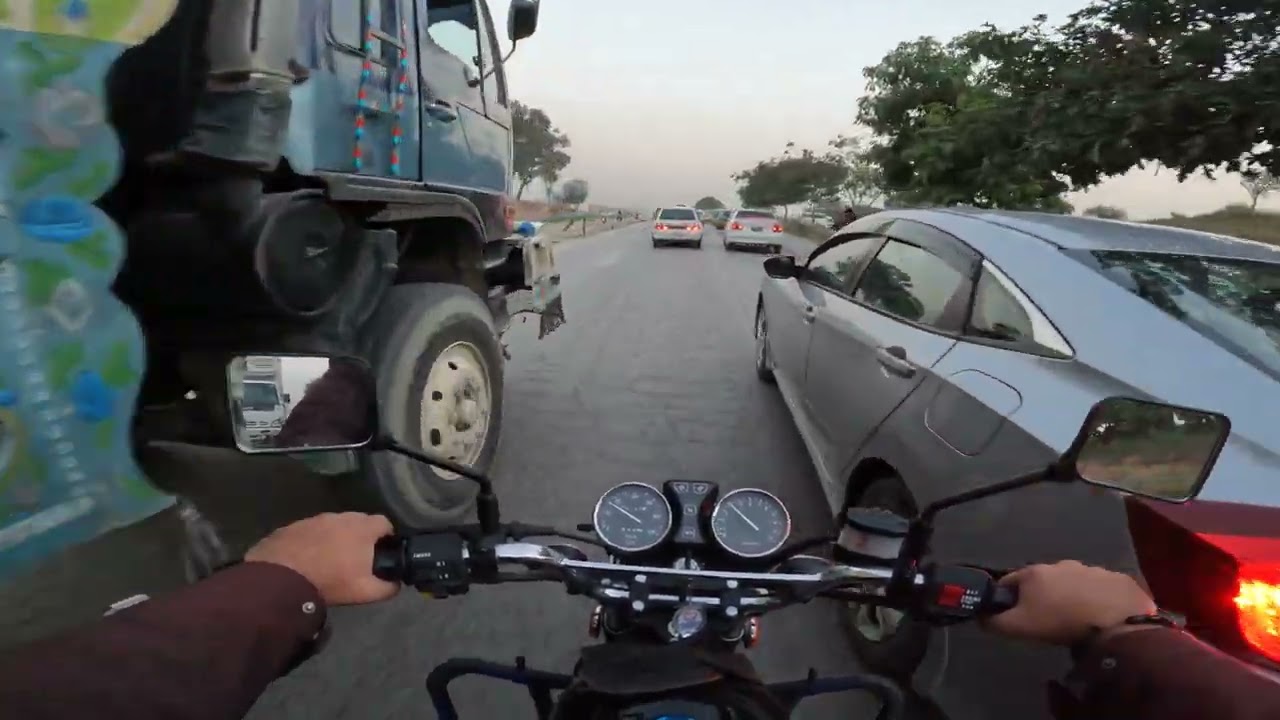 Islamabad Express Way Bike 4K POV Ride | GoPro Drive | Streets Of Pakistan 🇵🇰 |  Rush Hour | 2022