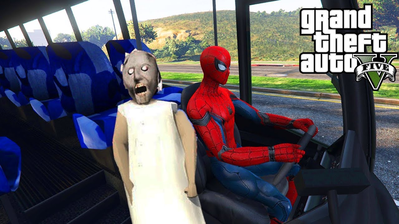 ÖRÜMCEK ADAM OTOBÜS ŞÖFÖRÜ OLUYOR! - Gta (Çizgi Film Tadında)