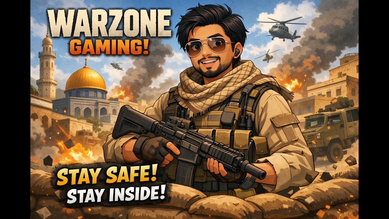 Gaming From a War Zone 🎮 | Stay Safe • Stay Strong ❤️