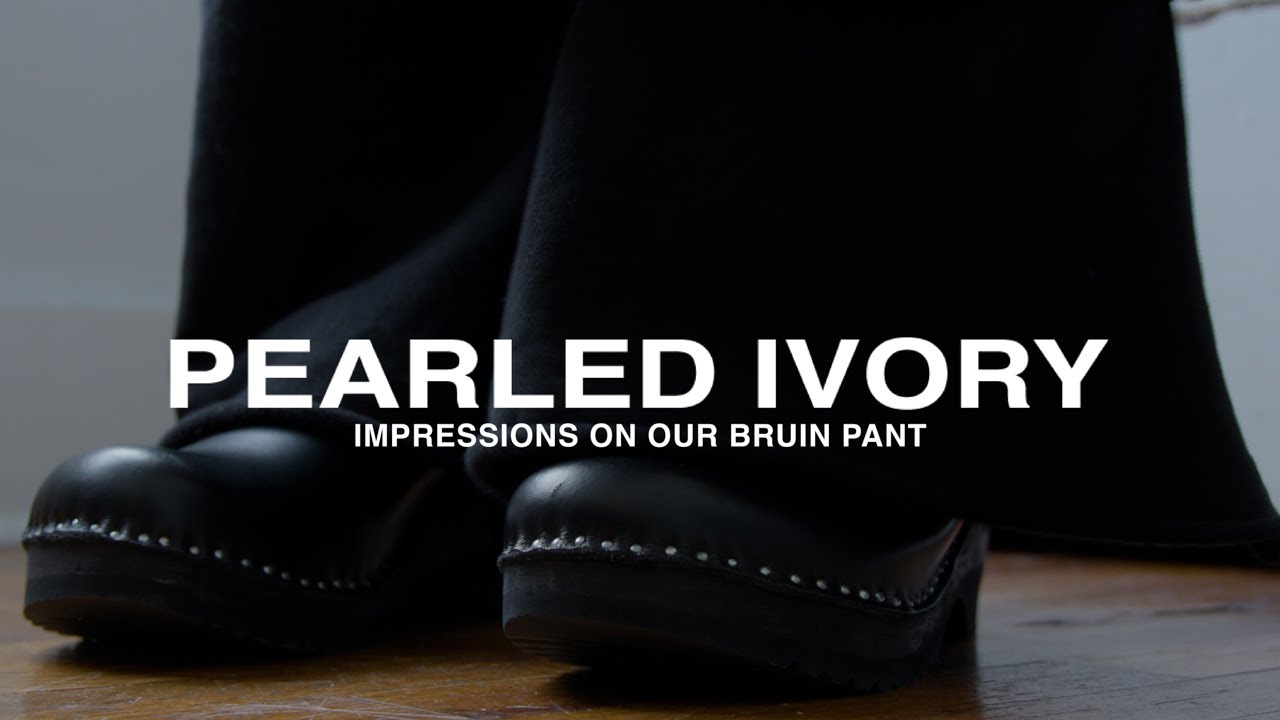 Pearled Ivory Impressions: The Bruin Pant