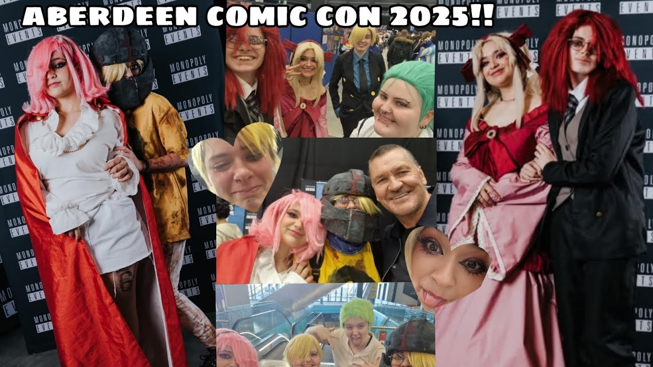 《 Aberdeen comic con 2025!! Day 1 & 2 》