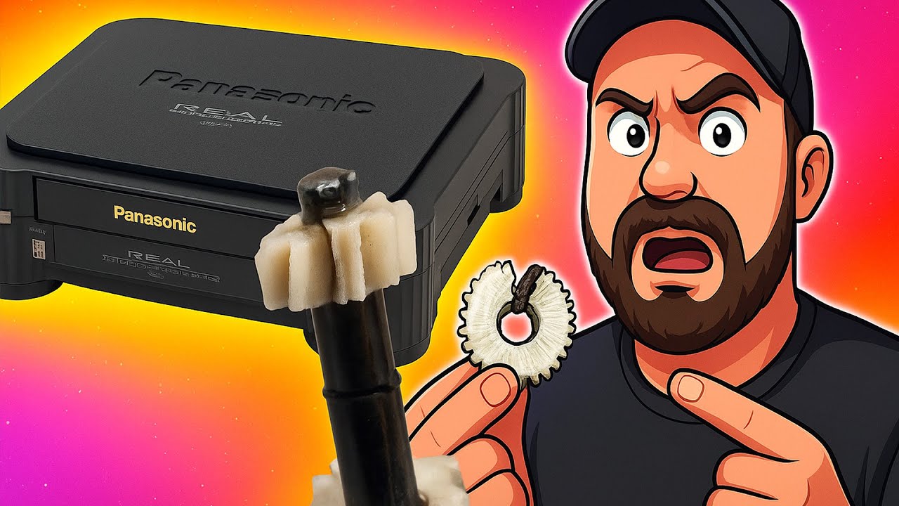 Panasonic 3DO FZ‑1 ne lit plus les disques ! Bloc optique + pignon hors service 🔧