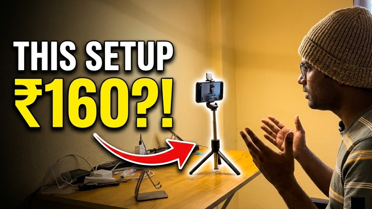 Mini Tripod + Selfie Stick Review (Budget Setup) | Day 64