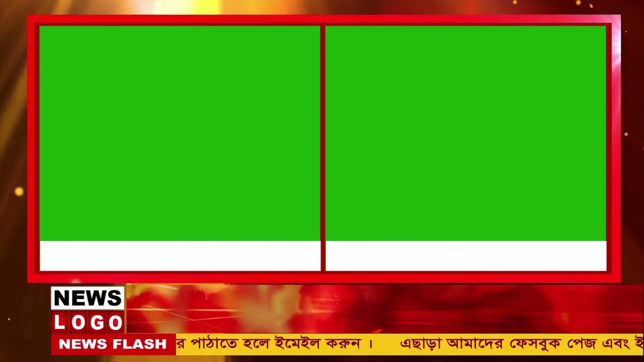Green screen news frame video  | news frame Best video Free download no copyright