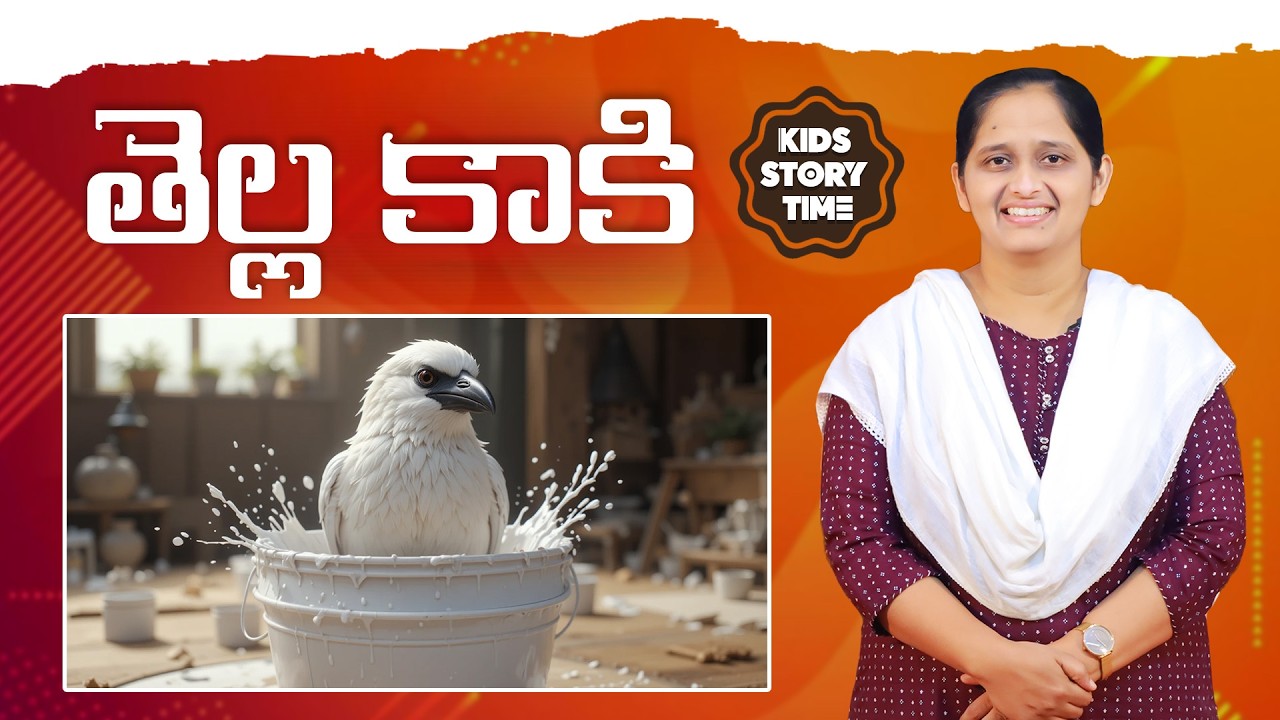 తెల్ల కాకి | Sunday School Stories l Kids Story Time | Priya Haaris | Berachah Ministries