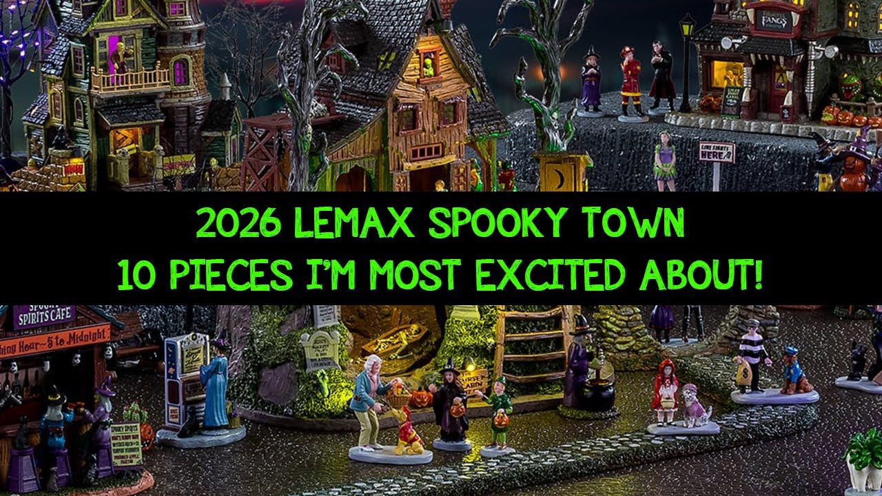 Анонсирован жуткий городок Spooky Town от Lemax 2026 года — 10 моделей, которые меня больше всего...