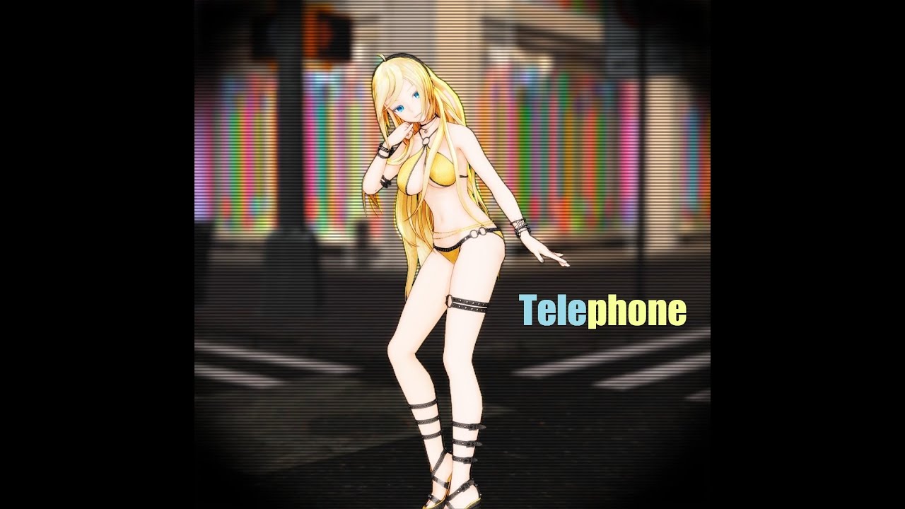 【MMD】Telephone／Lily