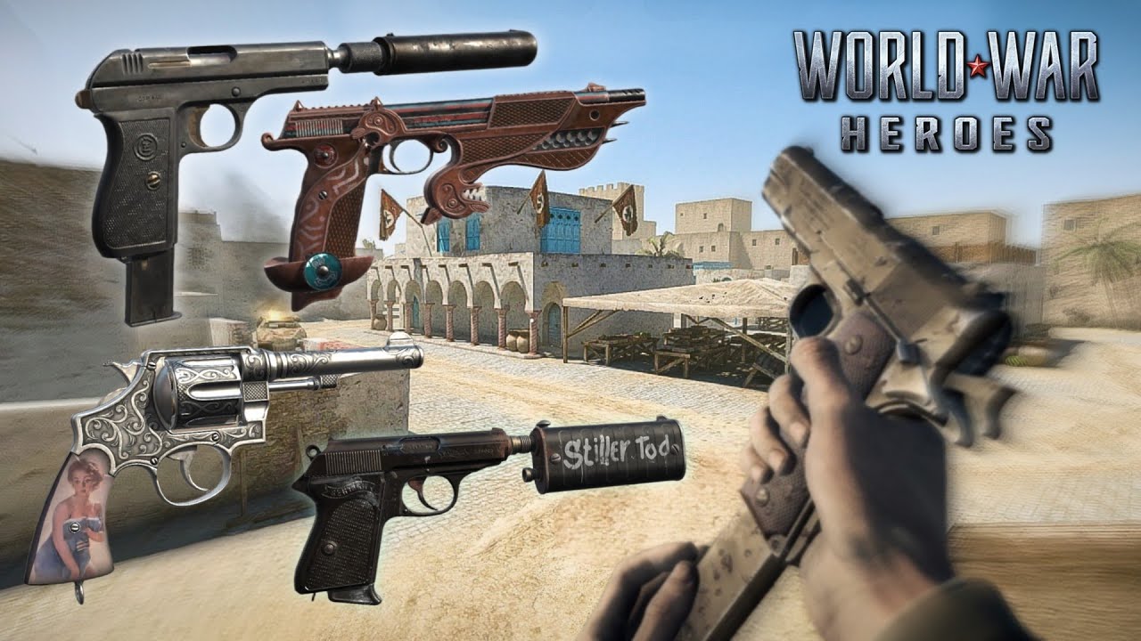 World War Heroes Four pistols are the best in WWH🔥
