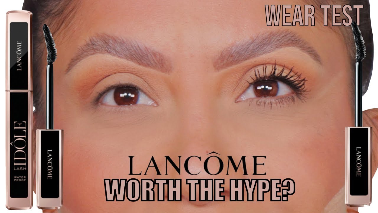 BEST REVIEWED? LANCÔME IDÔLE MASCARA + ALL DAY WEAR TEST *fine/flat lashes* | MagdalineJanet