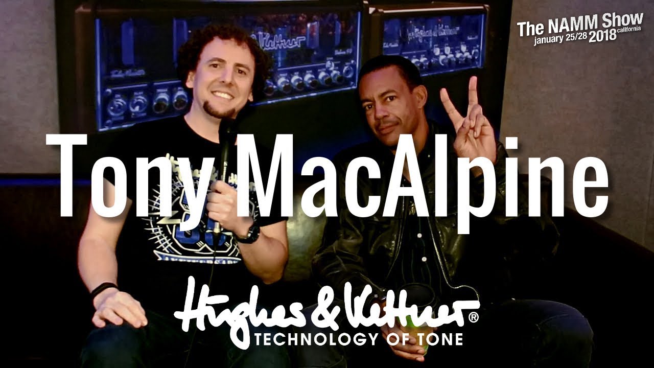 Tony MacAlpine on GrandMeister Deluxe 40, Red Box and touring | Hughes & Kettner at NAMM 2018