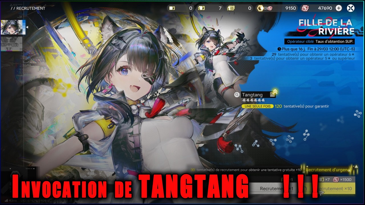 Bannière de Tangtang - Invocation ► Arknights EndField (76)
