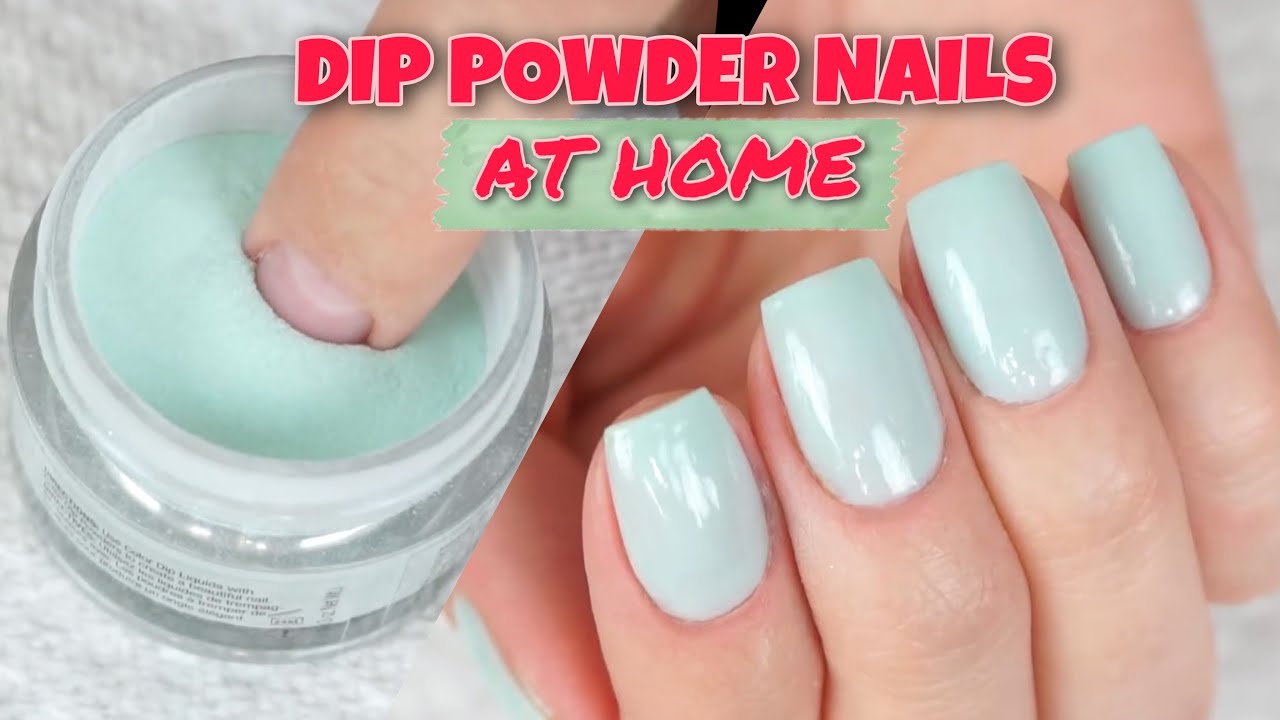 HOW TO DO DIP POWDER NAILS AT HOME