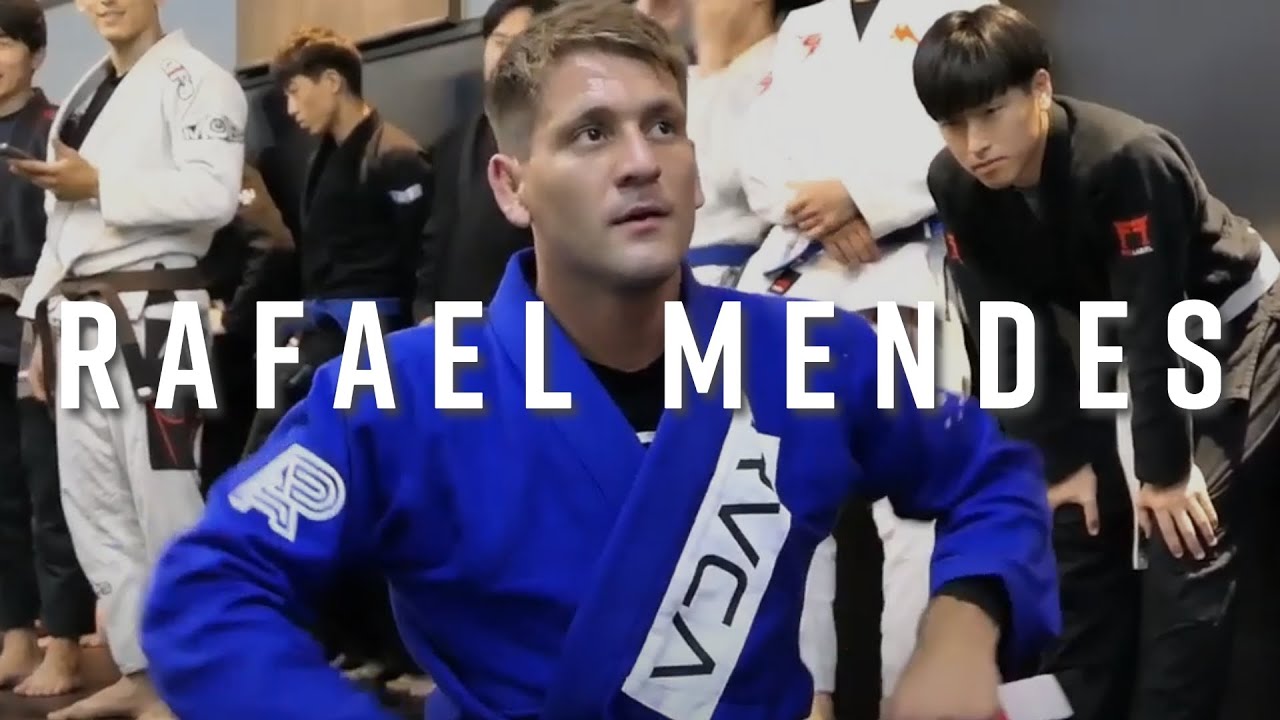 Rolling with Jiu-Jitsu World Class Rafael Mendes at a Korean Seminar
