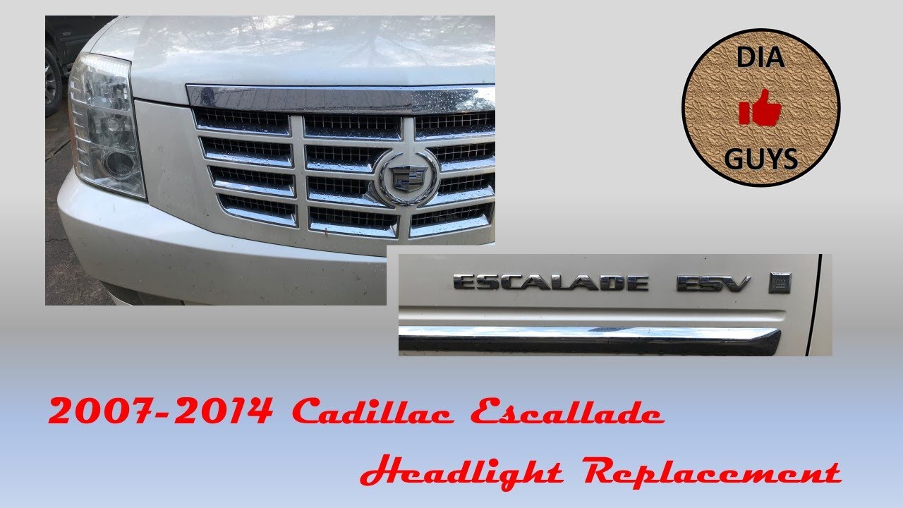 Замена фар Cadillac Escalade 2007-2014