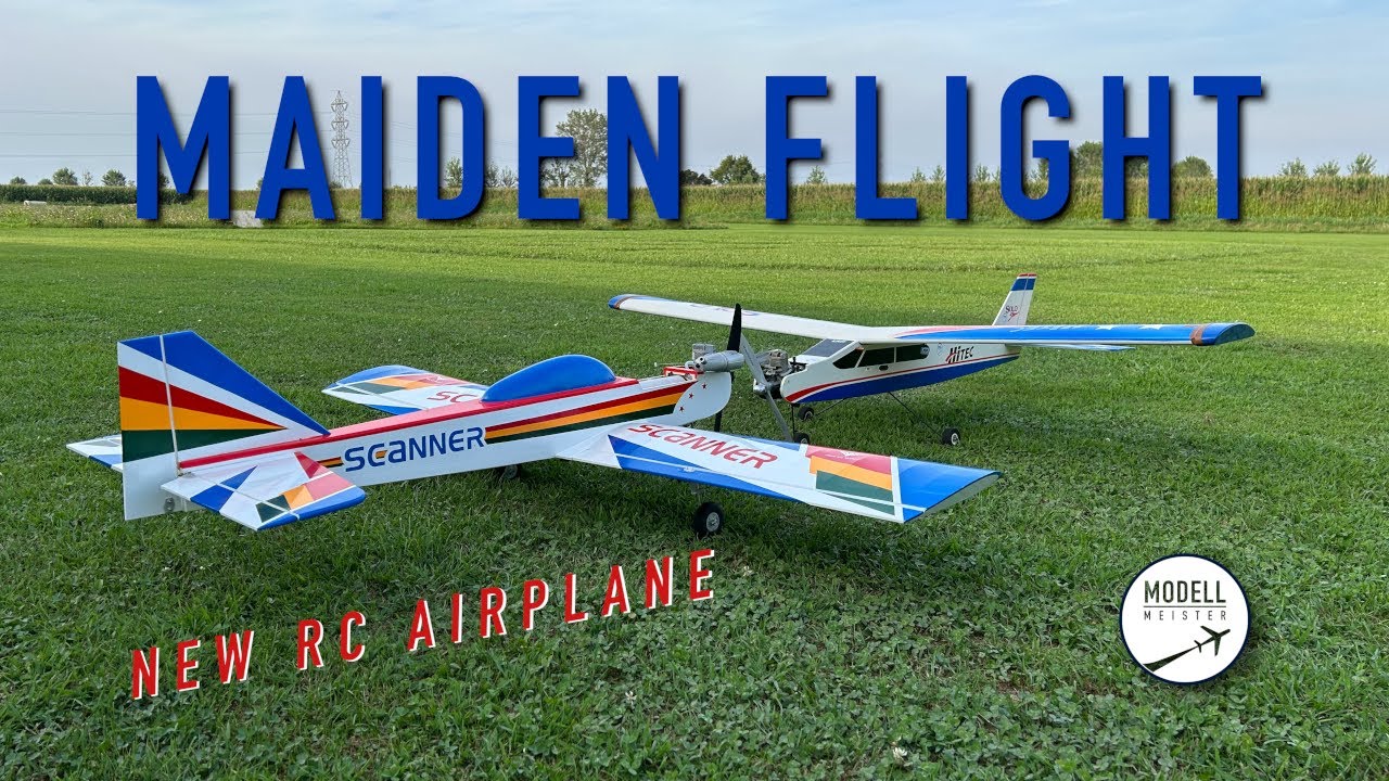 My NEW RC airplane maiden flight