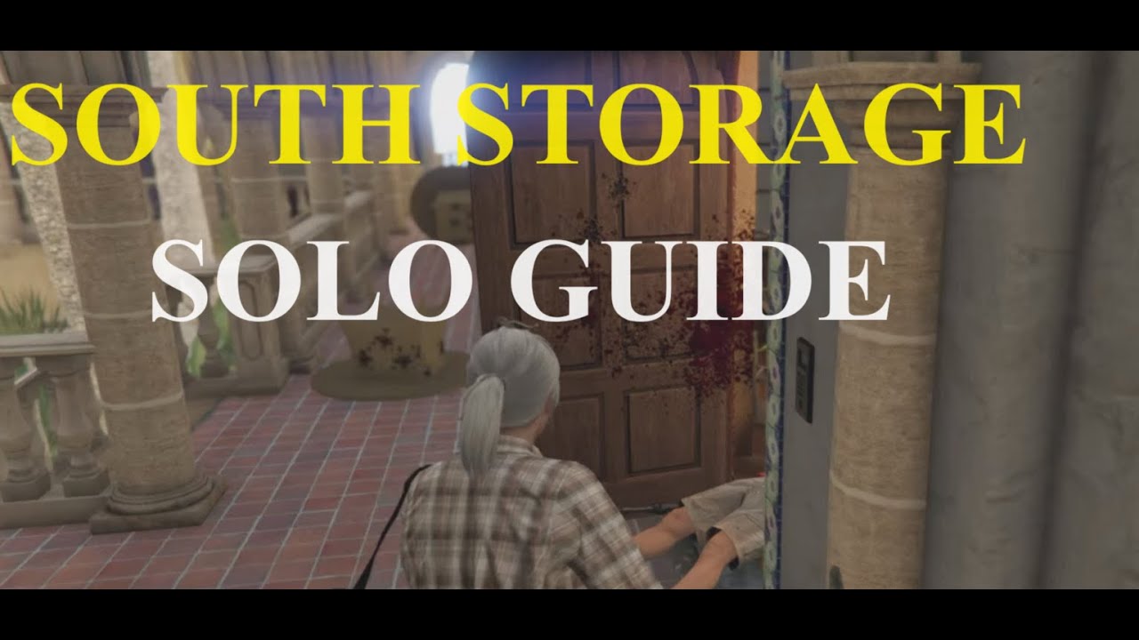 A QUICK GUIDE ON HOW TO OPEN THE SOUTH STORAGE DOOR SOLO, ON CAYO PERICO HEIST.