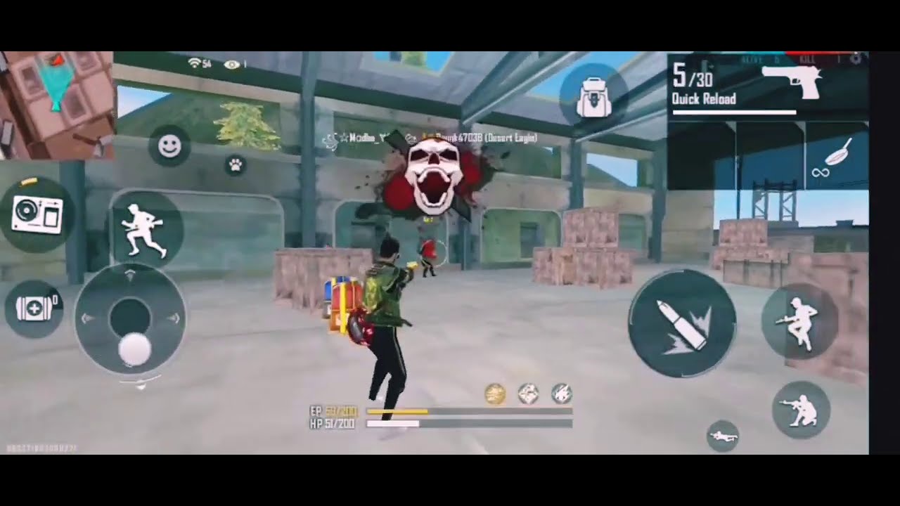 One tab drag head shots in free fire telugu gaming - gdpprogamers